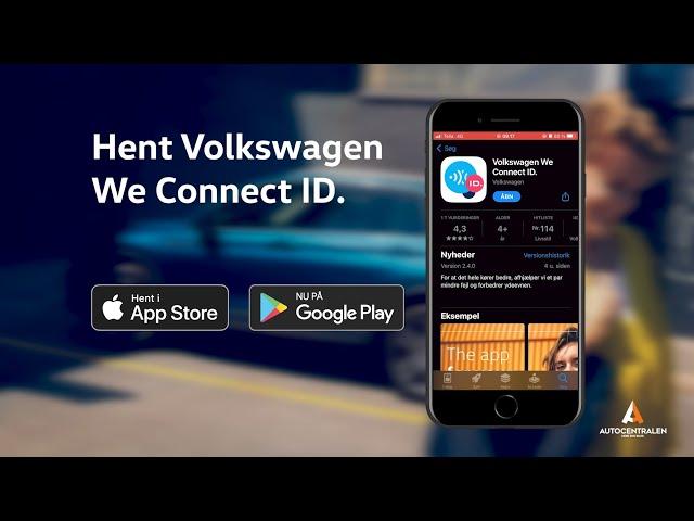 Installering og oprettelse af Volkswagen We Connect ID.