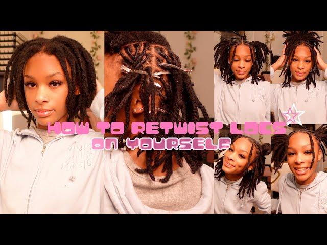 how to: retwist your own locs tutorial | Nylajai'ne