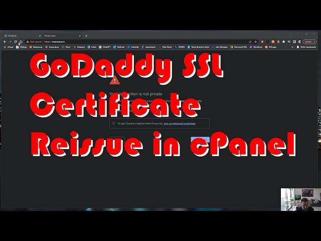 GoDaddy SSL Certificate Reissue in cPanel -  Run Auto SSL to Fix https Error