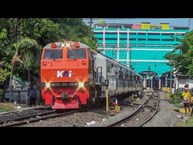 RAMAI KERETA, AKHIRNYA LOKO BAUNG MERAH SUMATERA DINAS JARAK JAUH LAGI