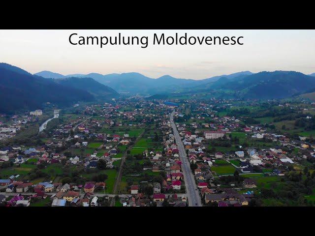 Campulung Moldovenesc din drona, 4K