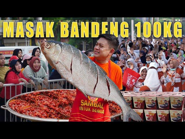 RIBUAN PORSI IKAN BANDENG TERASI MASAK DI CAR FREE DAY!