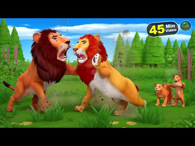 Wildlife Battle: Evil Lion vs Mother Lion | Wild Animals Fighting Videos Compilation | Animal Revolt