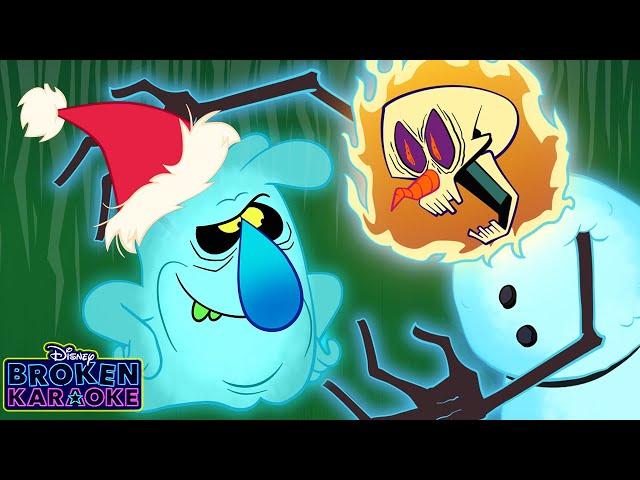 The Ghost and Molly McGee Scary Holiday Song | Broken Karaoke | @disneychannel