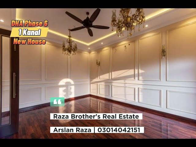 1 Kanal Brand New House | DHA Phase 6 Lahore | Basement | Swimming Pool | Arslan Raza 03014042151