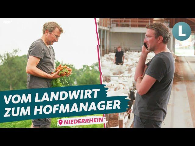 Hofübernahme und Neuanfang: Landwirt krempelt Betrieb der Eltern um! | WDR Lokalzeit Land.Schafft.