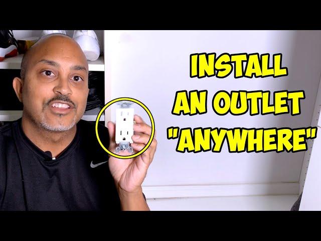 How to add an electrical outlet ANYWHERE