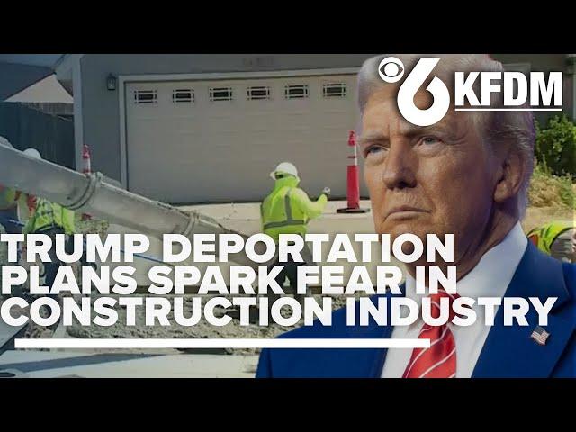 Trump's deportation plans spark fear in construction industry