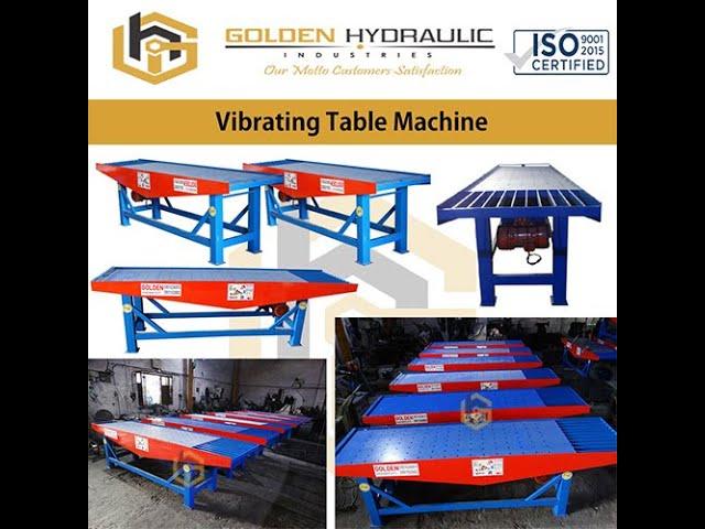 Vibrating Table Machine | Paver Block Vibrating Table | Interlocking Tiles Making Machine