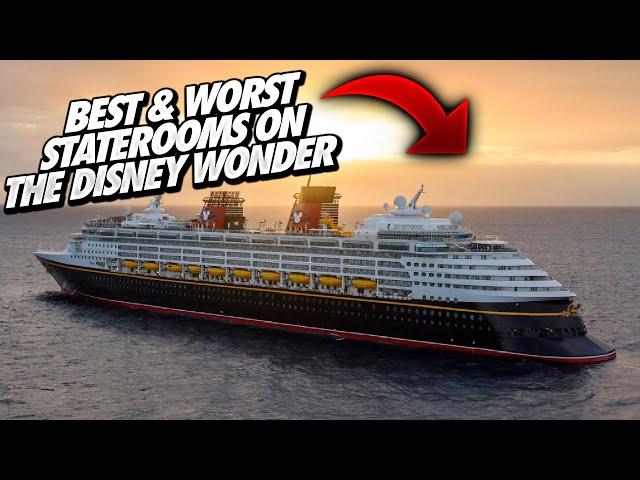 Best & Worst Cruise Staterooms on the Disney Wonder / Disney Cruise Line