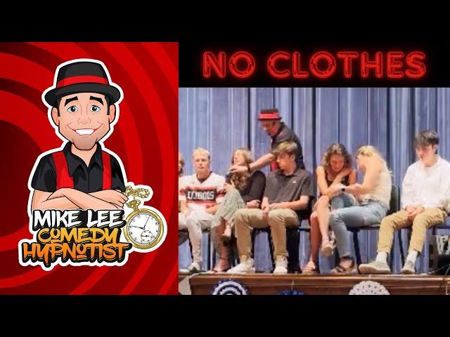 Clothing Catastrophe: Comedy Hypnotist Mike Lee Amazes at DuBois High School!