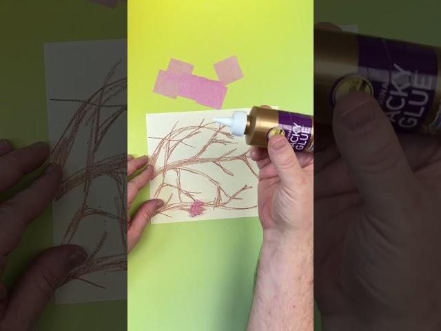 Celebrate spring with this fun and easy cherry blossom art activity for kids. 