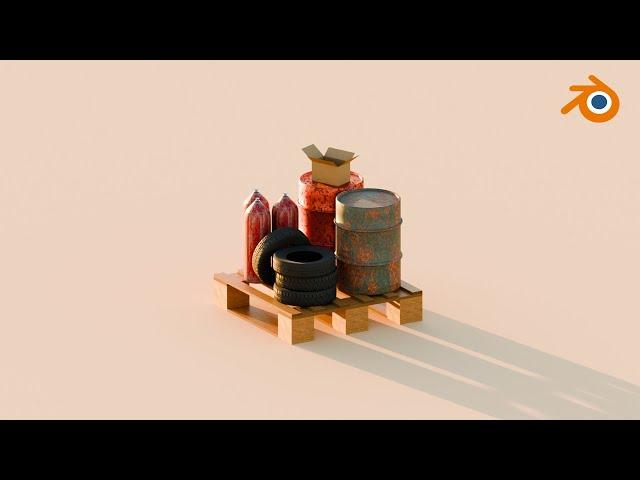 Создание игровых 3D моделей в Blender.