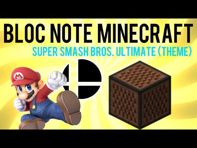 Bloc note, Minecraft - Super Smash Bros. Ultimate (Lifelight)