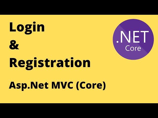 How to create Custom Login Registration in Asp.Net MVC (.Net 8 | Code First)