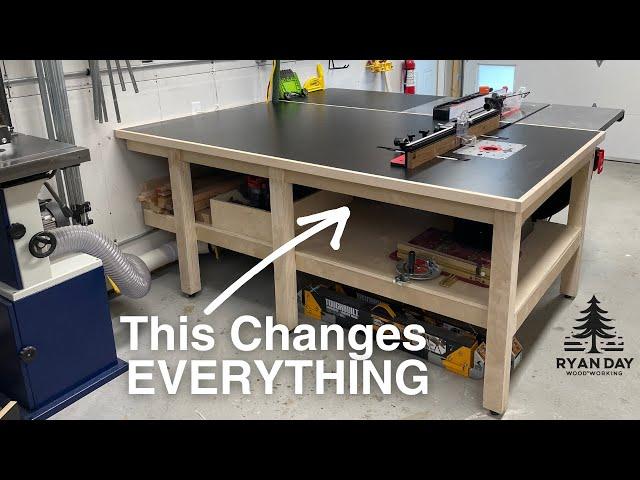 How I Made The PERFECT Small Shop Assembly Table