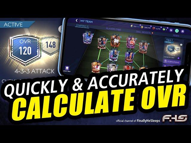 FC Mobile (FIFA) - How to Calculate your OVR - how close am I to an increase in OVR?