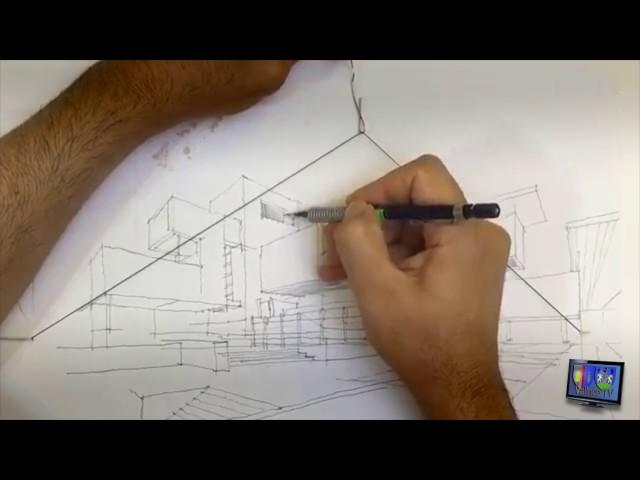 How to keep perspective right Quick Tip: Perspective Drawing with String (elastic) and a Paper Clip