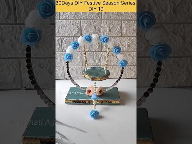 Beautiful Janmashtami Jhula  #handmade #janmashtami #diy #youtubeshorts