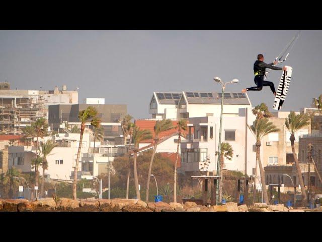 kitesurfing Israel bat galim