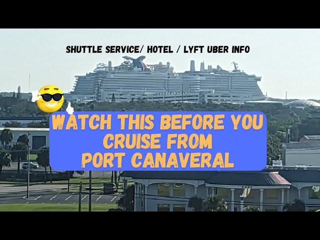 Orlando to Port Canaveral | What you need to know when CRUISING from Port Canaveral 2024