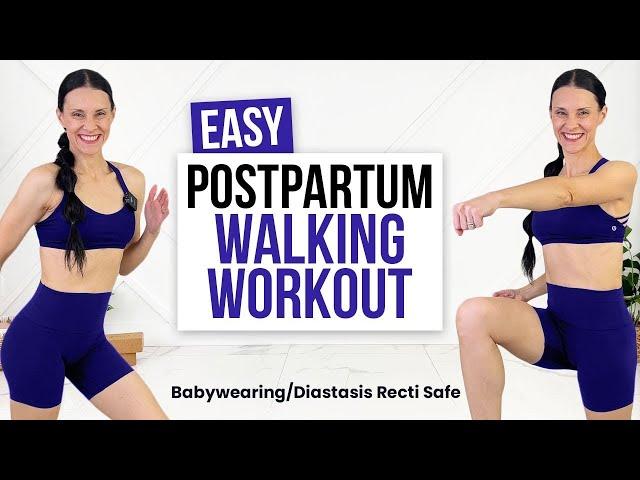 18-Min Postpartum Cardio Walking Workout (GET FIT AFTER PREGNANCY)