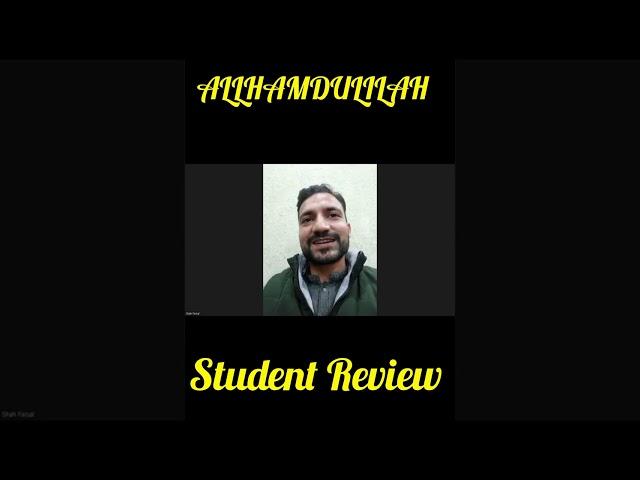 ALLHAMDULILAH Student Review 