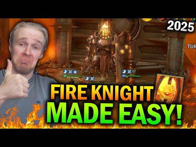 EASY F2P FIRE KNIGHT TEAM (2025) Best Champs and Tips - Raid Shadow Legends Guide