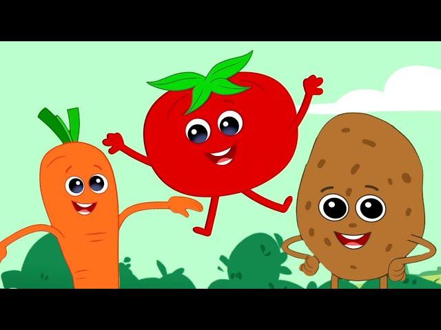 Ten Little Vegetables, Counting 1 to 10 & Preschool Songs for Babies