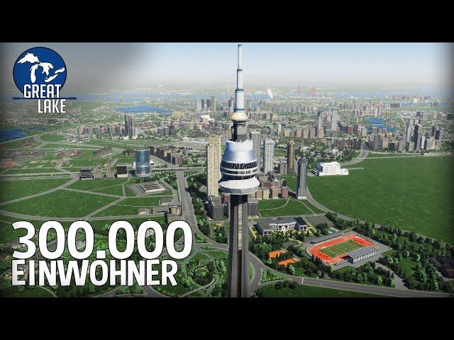 Die Stadt wächst und hat aktuell über 300.000 Einwohner in Cities Skylines 2! | Great Lake 91