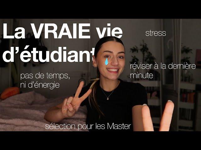 VLOG D’UNE ÉTUDIANTE EN DÉTRESSE (la vie étudiante absolument pas romancée)