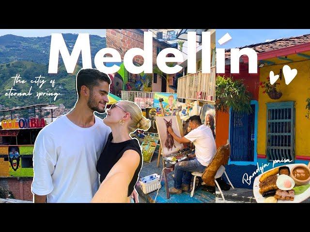 MEDELLIN COLOMBIA VLOG | Trying Bandeja Paisa, Comuna 13 Tour & Plaza Botero!!