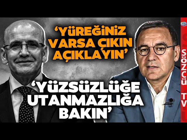 Deniz Zeyrek Çok Sinirlendi! Mehmet Şimşek'i 'Delikanlıysa Açıklasın' Diyerek Bombaladı