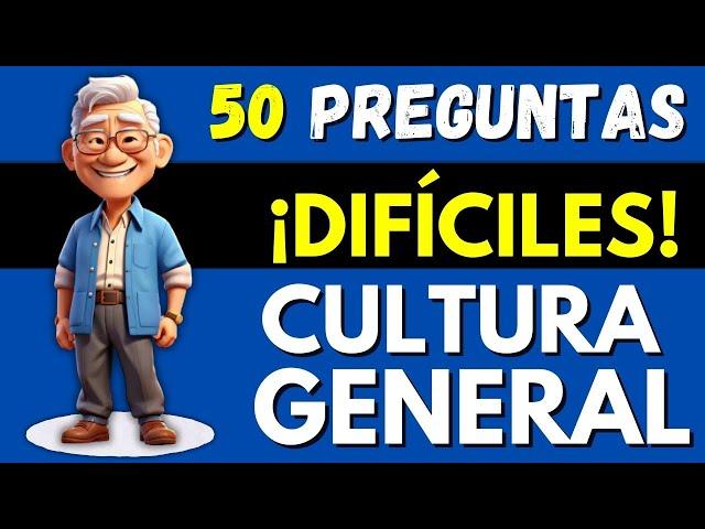  50 Preguntas de CULTURA GENERAL que nadie logra RESPONDER AL 100%  | QUIZ ~ TRIVIA ~ TEST 