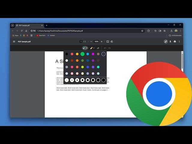 First Look at Chrome's New PDF Annotate Side Panel Feature