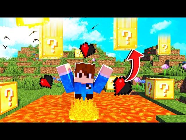 Minecraft BUT DAMAGE GIVE's LUCKY BLOCK !!!! Malayalam | PGM |