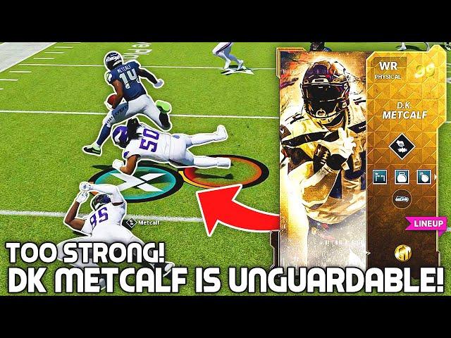 Golden Ticket DK Metcalf Is UNGUARDABLE! Too strong to tackle! Madden 22