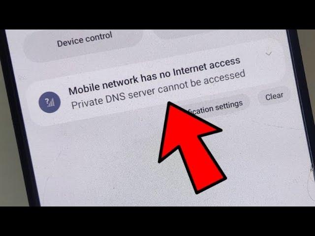 Private DNS server cannot be accessed problem fix | Mobile network has no internet access