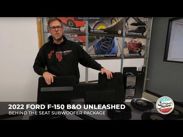 2022 Ford F-150 B&O Unleashed Behind the Seat Package Overview