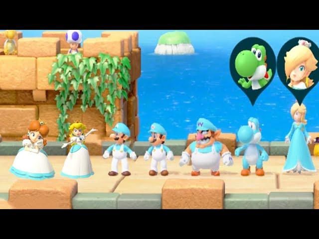 Super Mario Party All funny minigame - Peach  Daisy Vs Rosalina Yoshi (Master Cpu)