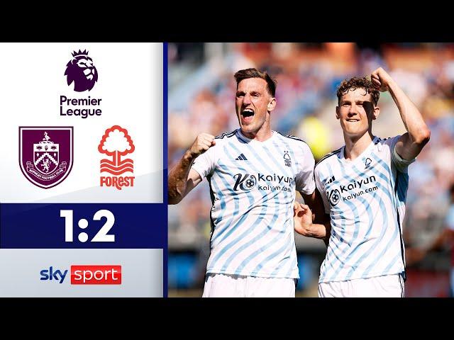 Wood mit frühem Doppelpack | FC Burnley - Nottingham Forest | Highlights - Premier League 2023/24