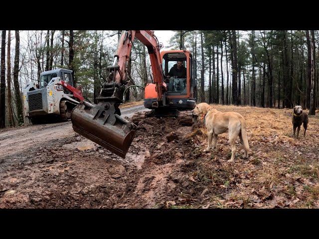 Installing culvert pipes