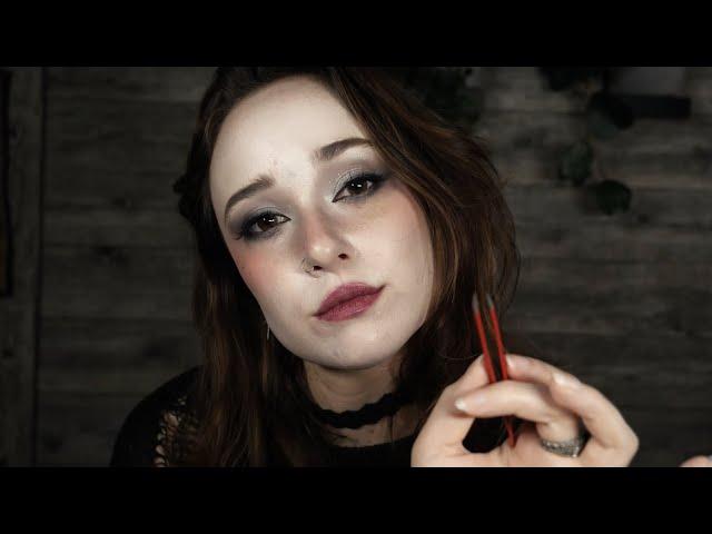 ASMR Goth Girl IGNORES You w/ Personal Attention | Face Touching, Hair Play