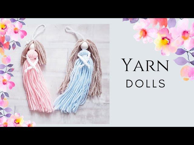Yarn/macrame dolls