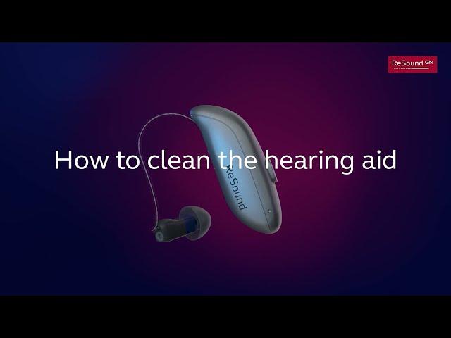 How to clean the hearing aid