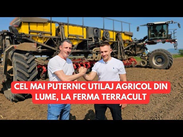 Cel mai puternic utilaj agricol din lume, la ferma Terracult