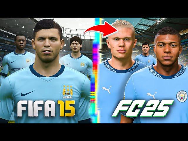 I Rebuild Manchester City From FIFA 15 to FC 25!