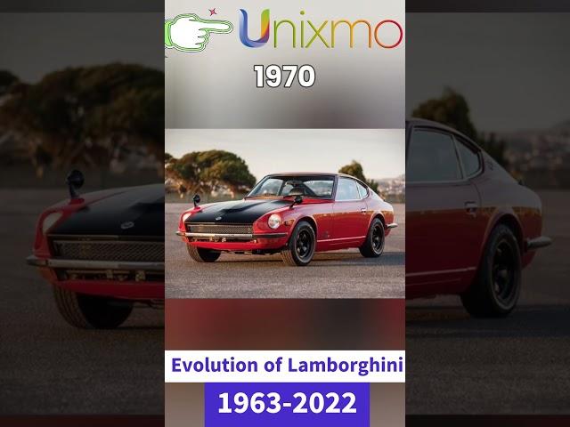 Lamborghini Evolution -1963-2022 #shorts #lamborghini #LamborghiniEvolution #lamborghiniaventador
