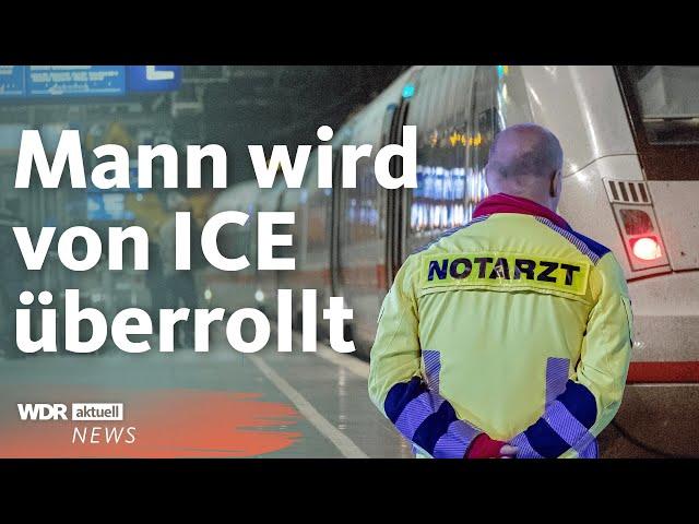 Tödlicher Rempler am Hauptbahnhof Köln: 53-Jähriger stirbt | WDR Aktuelle Stunde