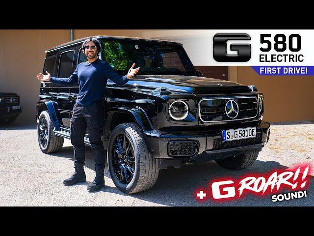 Electric G 580 First Drive! The Roaring, Spinning & Drifting G Wagon!